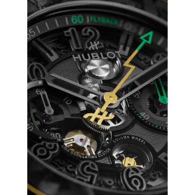 Hublot Big Bang Reloaded Usain Bolt Chronograph Uhr 44 mm Keramik & Carbon