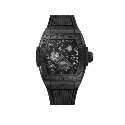 Hublot Spirit of Big Bang Impact All Black Uhr 42 mm Keramik Limitierte Edition