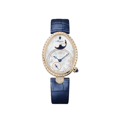 Breguet Reine de Naples Phase de Lune 9935 Montre Or Blanc Diamants