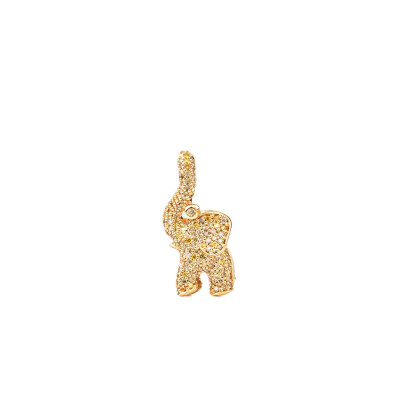 Elephant Pavé Pendant by Ole Lynggaard in Gold and Diamonds