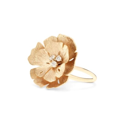 Vever Ginkgo Ring Yellow Gold