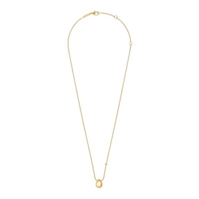 Serpent Bohème XS Motif Pendant in Yellow Gold and Diamonds