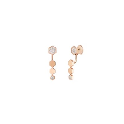 Bee de Chaumet Earrings in Rose Gold and Diamonds