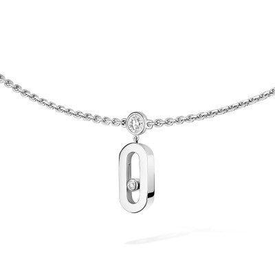 Move Uno Choker Necklace by Messika in White Gold and Diamond