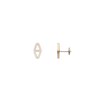 Maison Heavenly Celest PM Earring in Rose Gold and Diamonds
