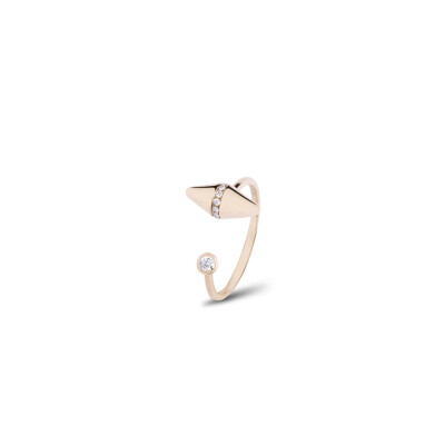 Maison Heavenly Celest Toi & Moi PM Ring in Rose Gold and Diamonds
