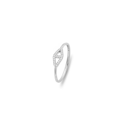 Maison Heavenly Celest PM Ring in White Gold and Diamonds