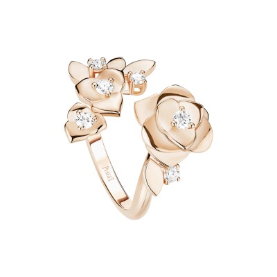Piaget Rose Ring in Rose Gold and Diamonds
