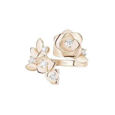 Piaget Rose Ring in Rose Gold and Diamonds