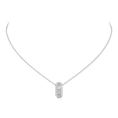 Messika Moderniste Pendant Necklace in White Gold and Diamond