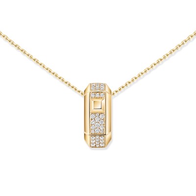 Messika Moderniste Pendant Necklace in Yellow Gold and Diamond