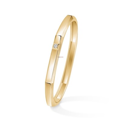 Messika Moderniste Medium Model Bracelet in Yellow Gold and Diamond