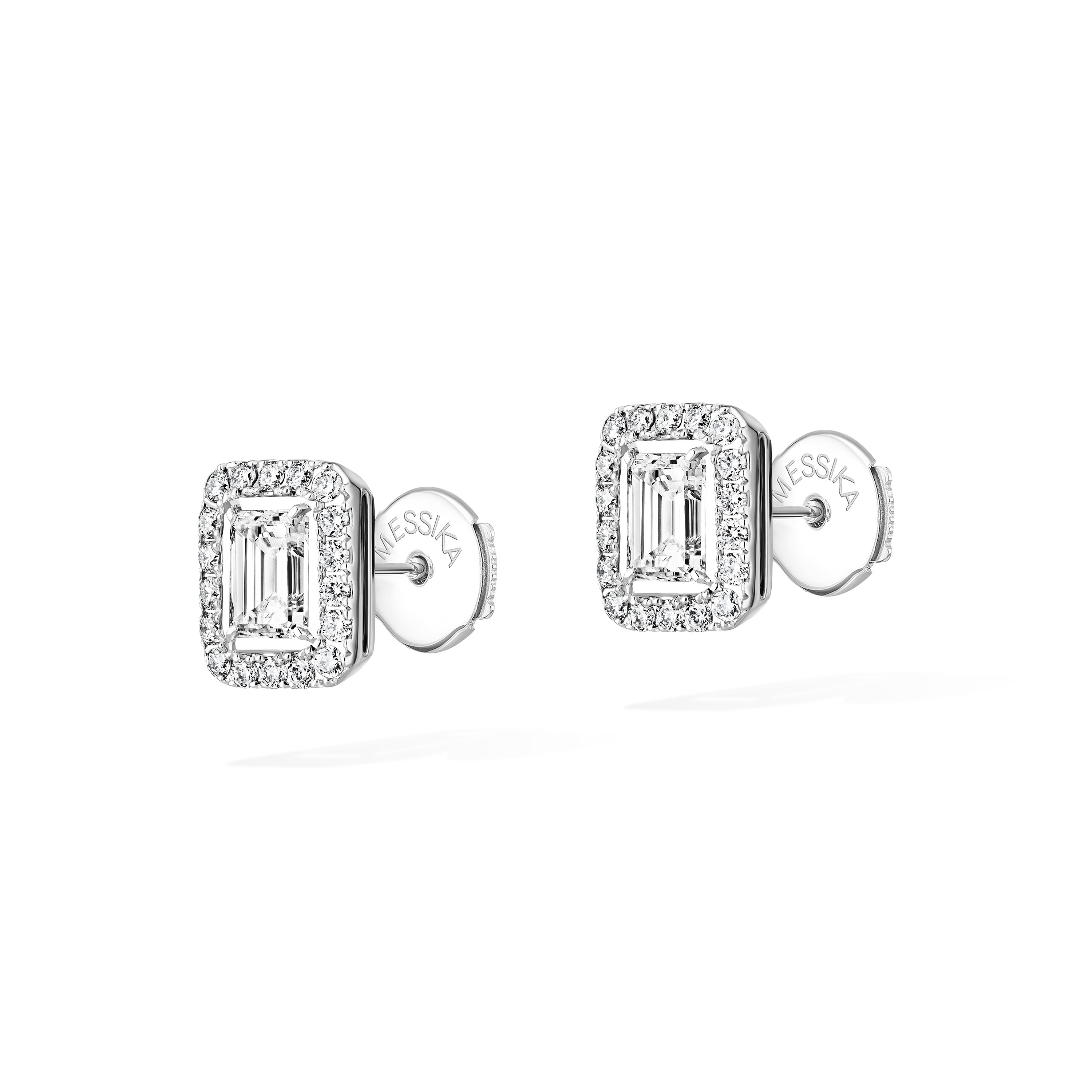 Messika Joy Boucles d’Oreilles Or Blanc et Diamants