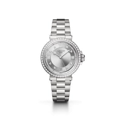 Breguet Marine 9518 Stainless Steel with Diamonds 33.8 mm