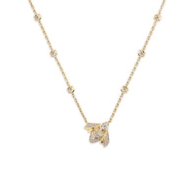 Chaumet Bee de Chaumet Pendentif en Or Jaune et Diamants