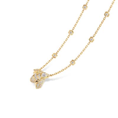 Chaumet Bee de Chaumet Pendentif en Or Jaune et Diamants