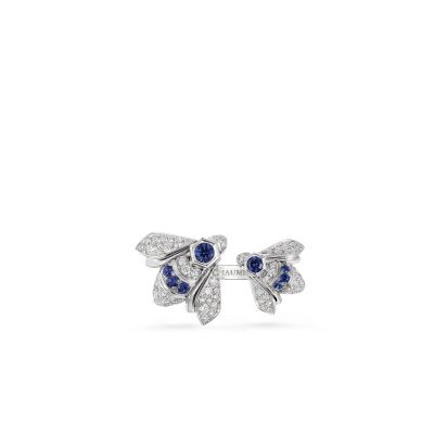 Chaumet Bee de Chaumet Bague en Or Blanc, Diamants et Saphirs