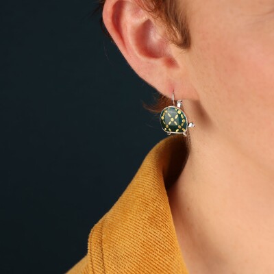 Boucles d'oreilles dormeuses Galapagos