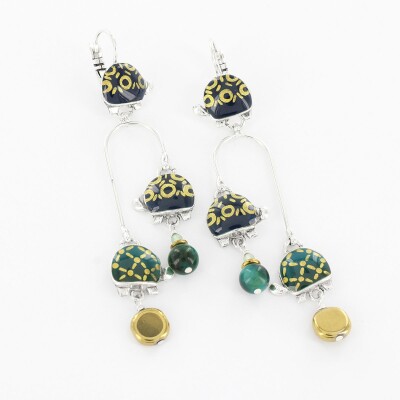 Boucles d'oreilles dormeuses Galapagos