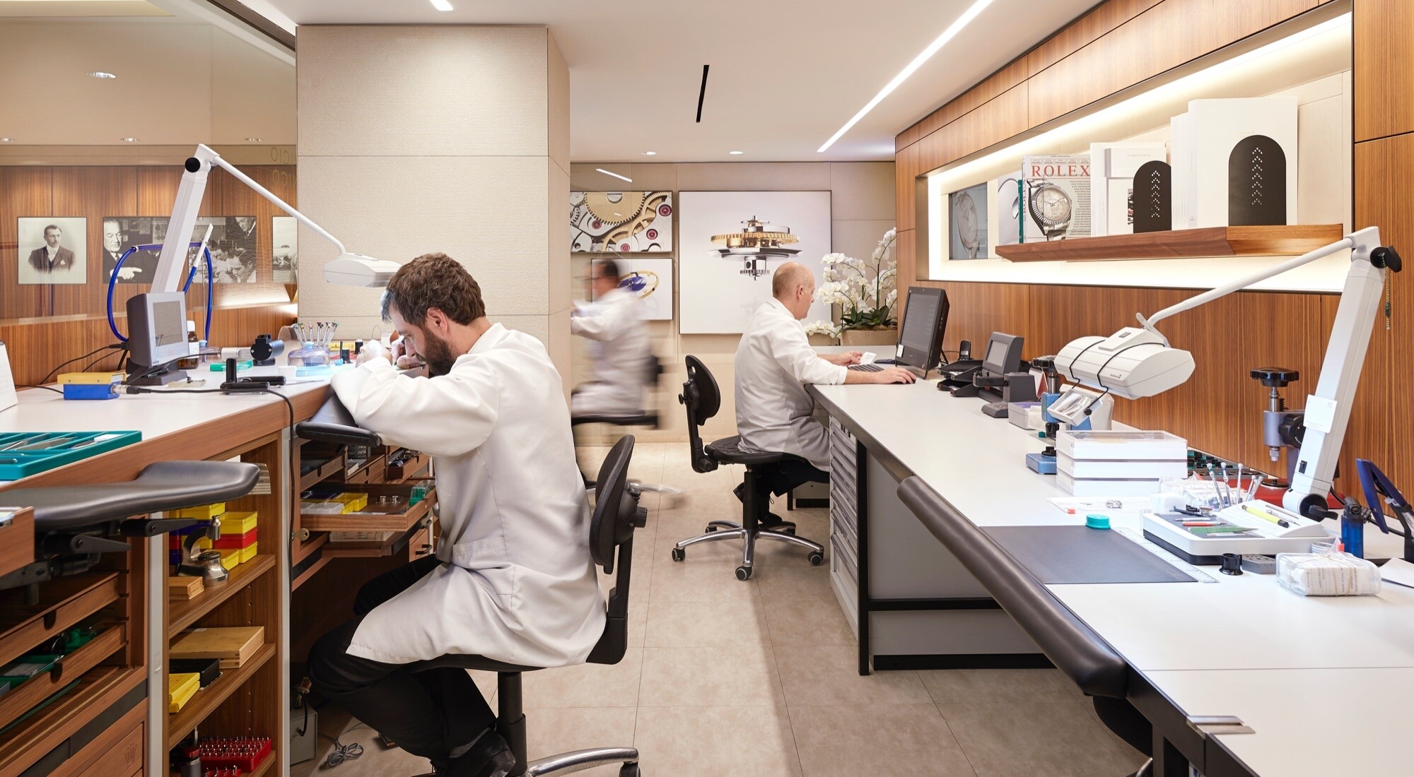 Rolex servicing procedure - Auberi