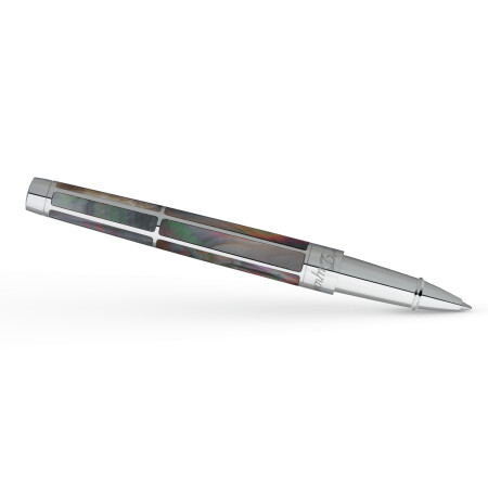 Rollerball S.T. Dupont édition limitée nacre noire, finition palladium