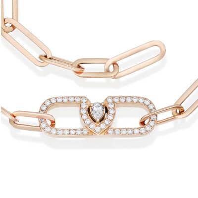 Collier Tinmel en or rose et diamants