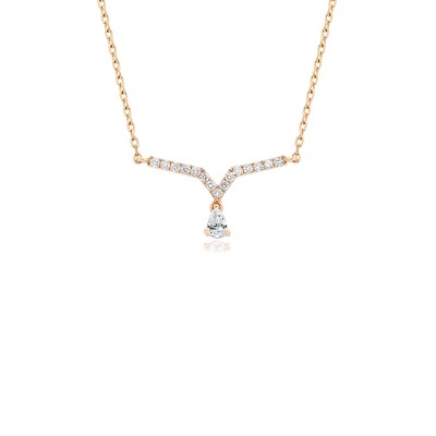 Pendentif Tinmel en or rose et diamants