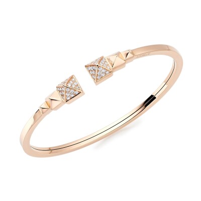 Kasbah bracelet, pink gold and diamonds