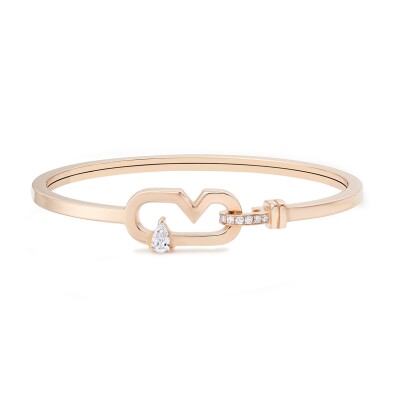 Bracelet Tinmel en or rose et diamants