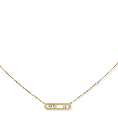 Collier Messika Baby Move Classique en or jaune et diamants