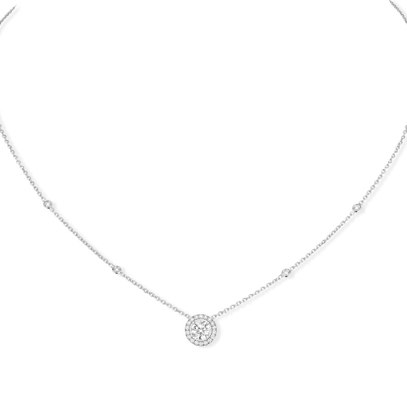 Collier Messika Joy en or blanc et diamants