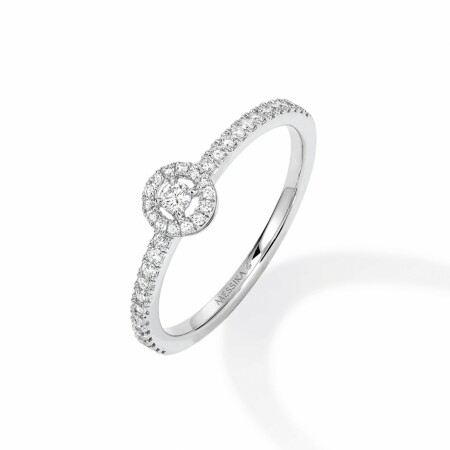 Bague Messika Joy XS en or blanc et diamants