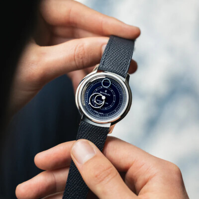 Montre BeauBleu Seconde Française 19.24  Bleu de minuit