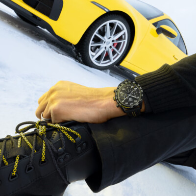 Montre TAG Heuer Carrera X Porsche Yellow Racing 44mm Édition Limitée