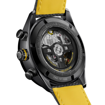 Montre TAG Heuer Carrera X Porsche Yellow Racing 44mm Édition Limitée