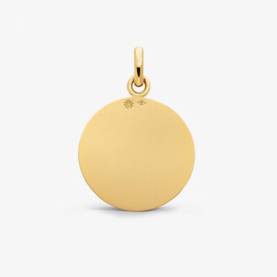 Médaille Arthus Bertrand Arbre de vie Empreinte 18 mm en or jaune poli