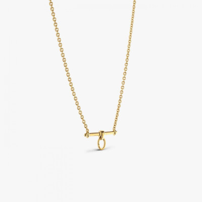 Collier trapèze Arthus Bertrand Comédie en vermeil, 50cm