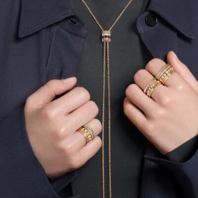 Bague Boucheron Quatre Radiant Edition en or jaune et diamants