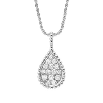Pendentif Boucheron Serpent Bohème en or blanc et diamants