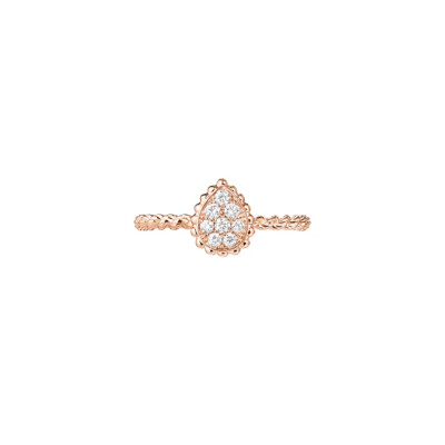 Bague Boucheron Serpent Boheme en Or rose et Diamant