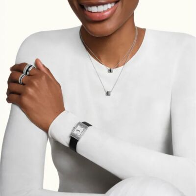 Bague Boucheron Quatre Black Edition Small en Or blanc, PVD noir et Diamant