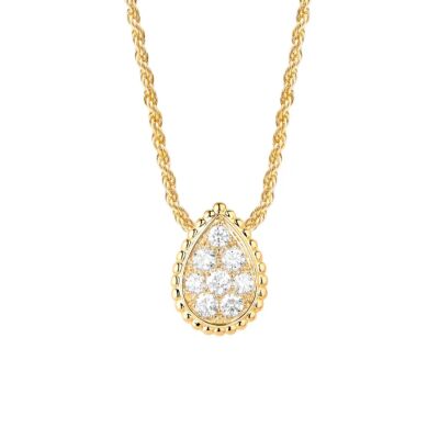 Pendentif Boucheron Serpent Boheme en Or jaune et Diamant