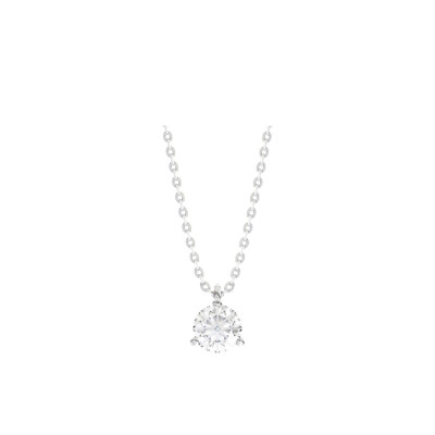 Collier Infini en or blanc et diamant (diamnt certifié GIA N°1405212869)