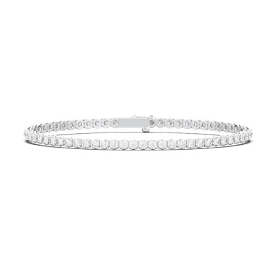Rivière Infini diamants en or blanc