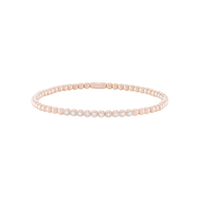 Bracelet Bulles en or rose et diamants