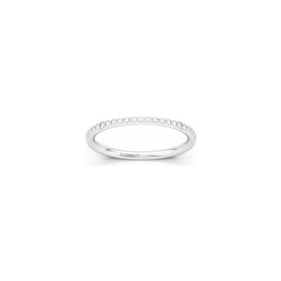 Alliance Infini en or blanc et diamants