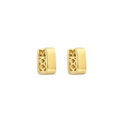 Boucles d'oreilles créoles SoHo en or jaune