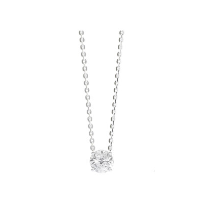 Collier Infini en or blanc et diamant
