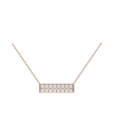 Collier 1897 en or rose et diamants