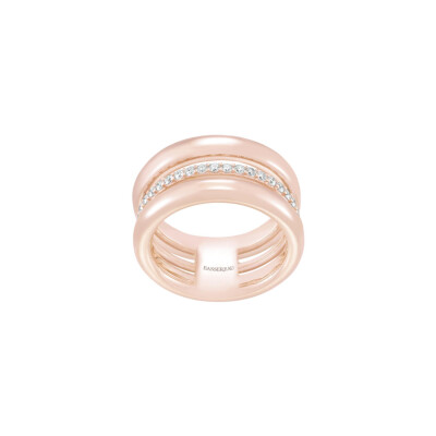 Bague SoHo en or rose et diamants